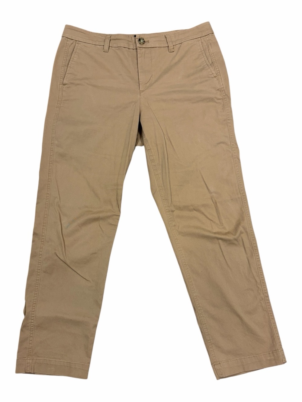 J. Crew Women's High-Rise Girlfriend Chino Pants Tan Khaki Size 8
